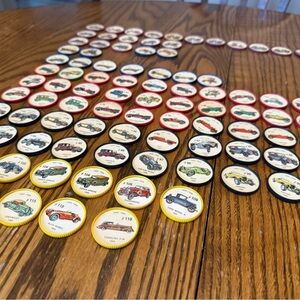 1950s Jell-O collectible Picture Wheels token set produced by General Foods